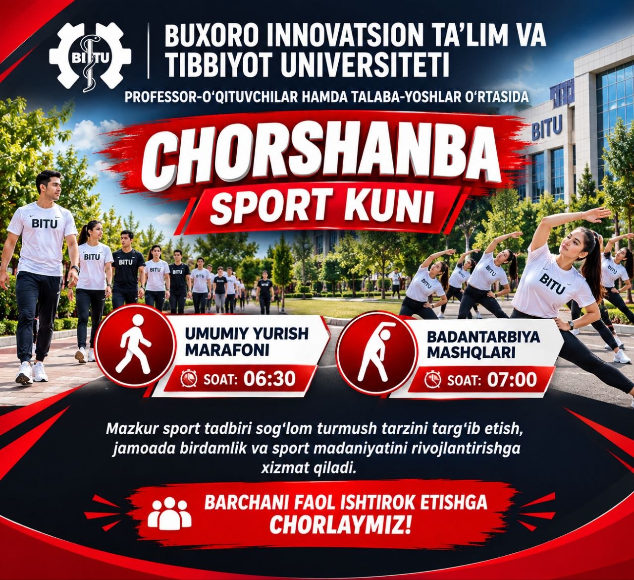 “CHORSHANBA – SPORT KUNI”