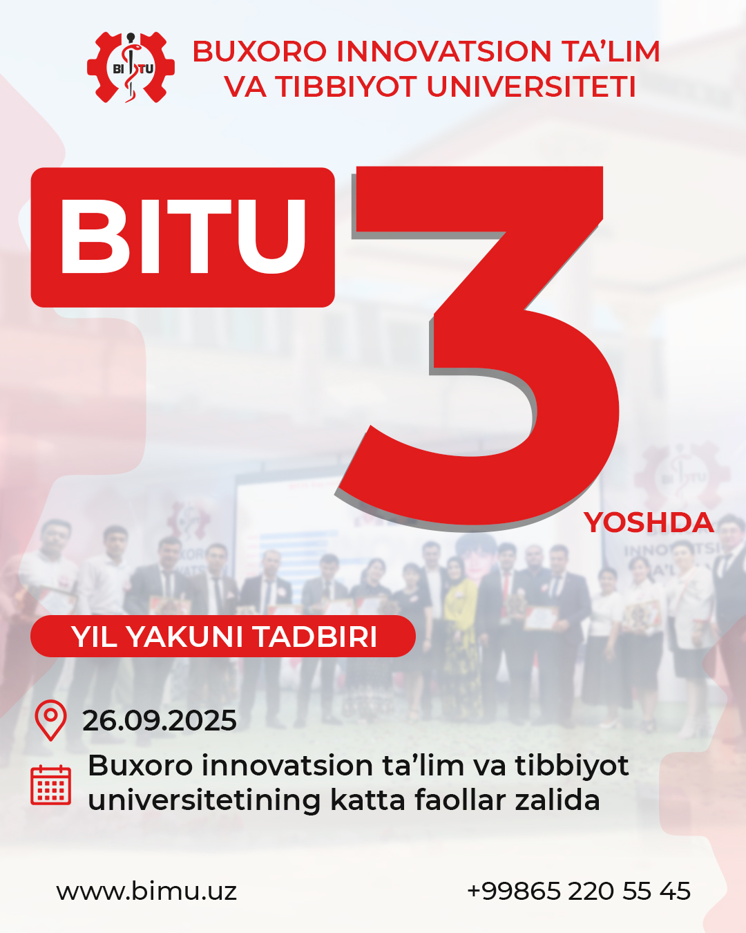 "BITU  3 yosh" da 