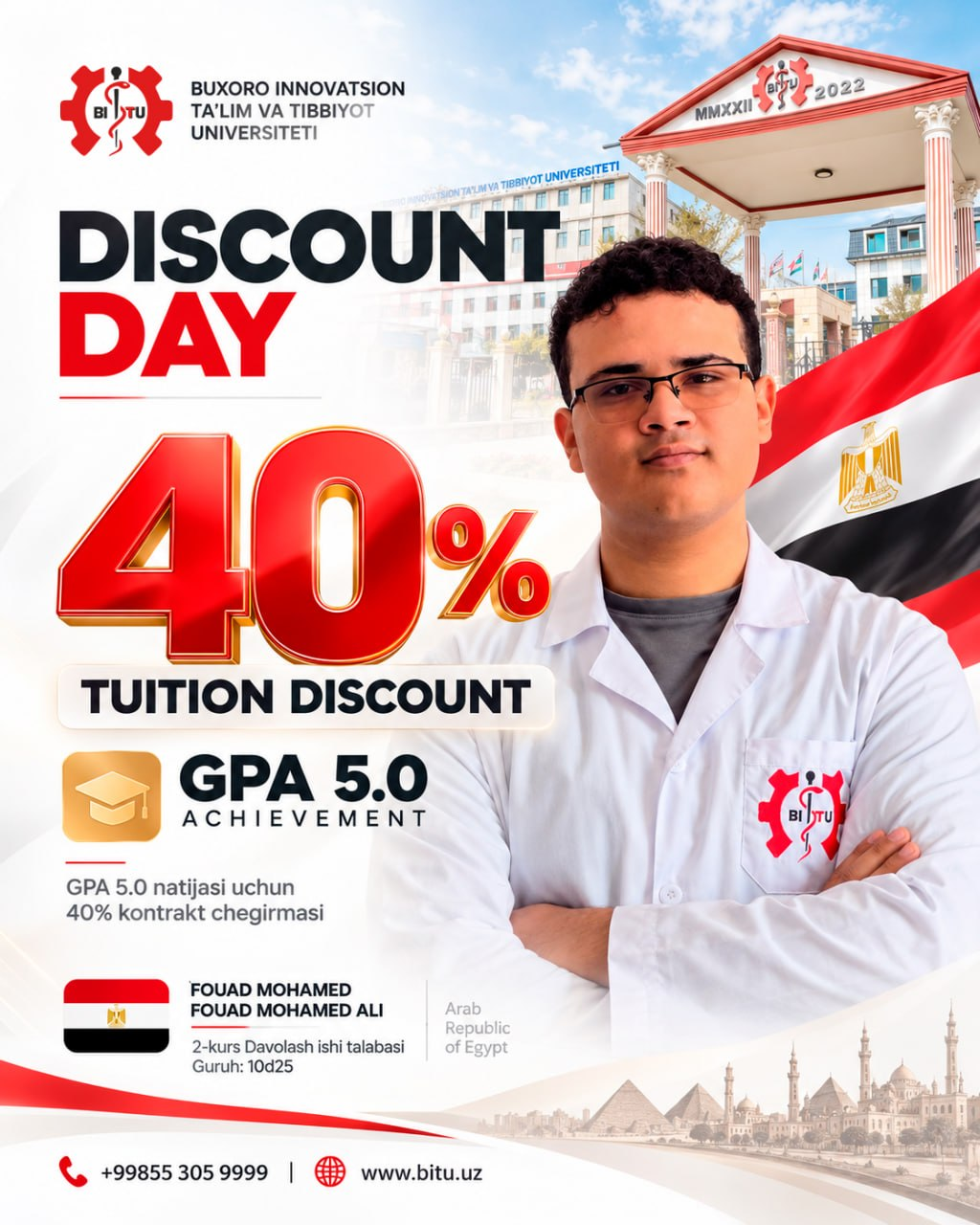 🎓 YUQORI NATIJA — MUNOSIB E’TIROF! 🎓