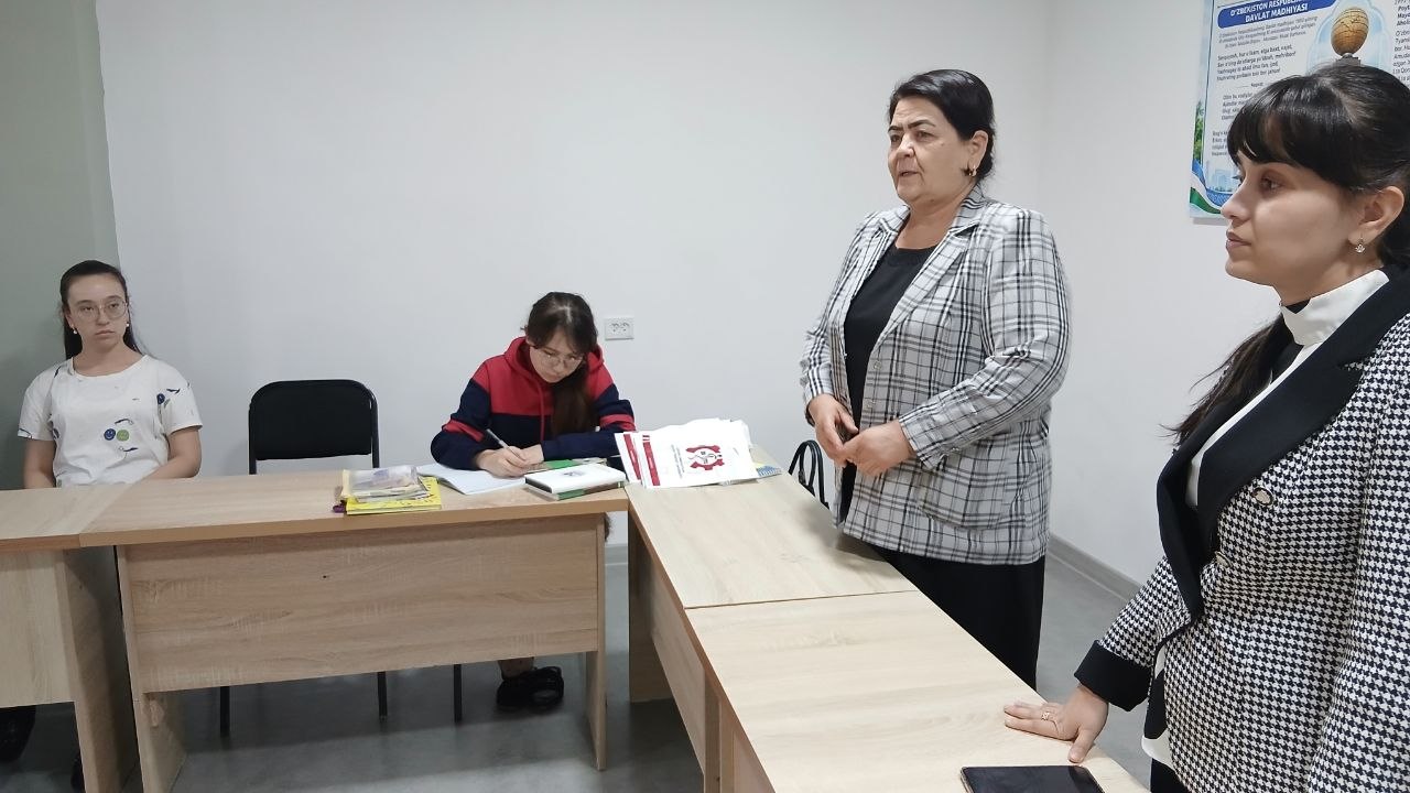 TTJ da "Ustozga hurmat - oliy qadriyat" mavzusida davra suhbati va seminar - trening